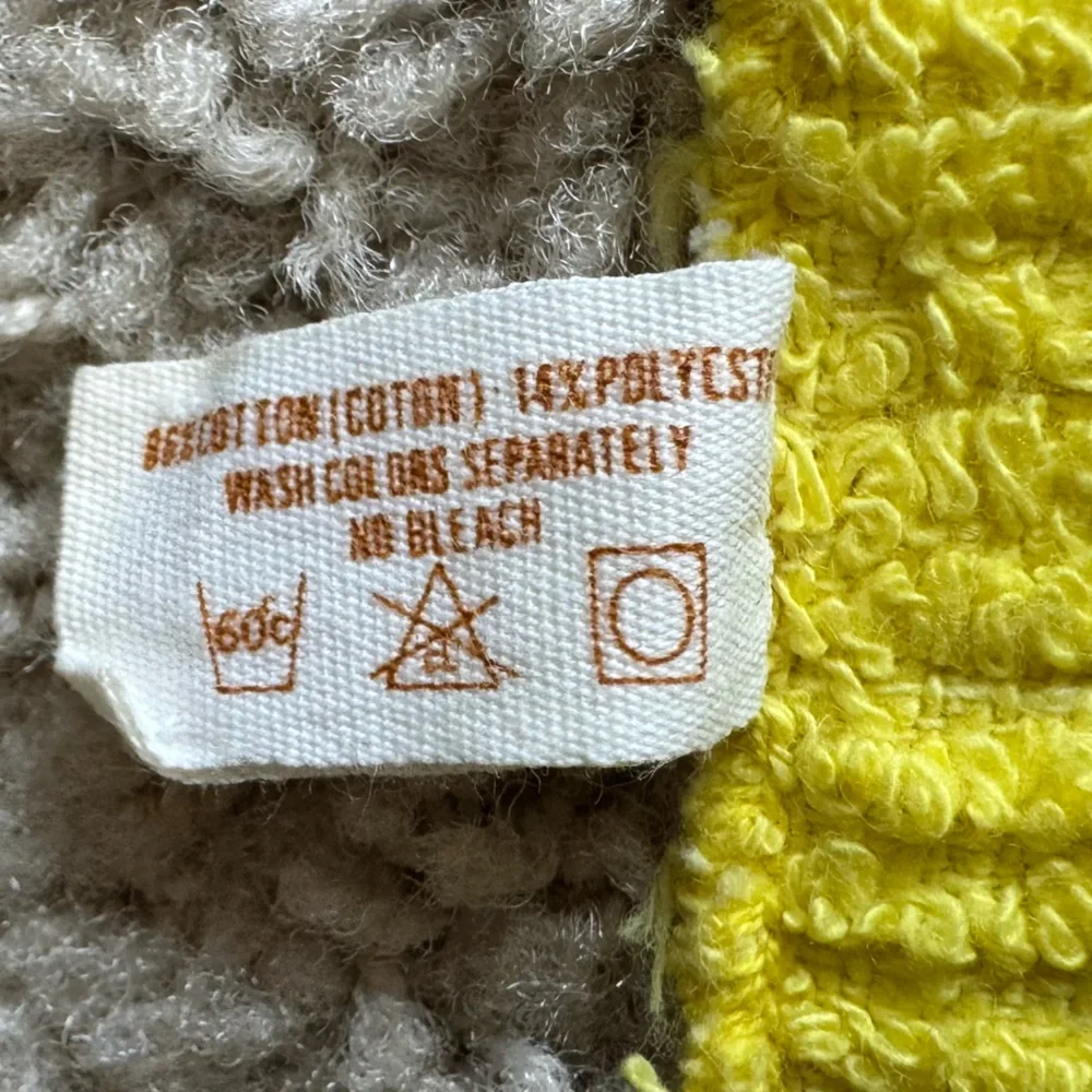 Cannon Yellow Mushroom Washcloth